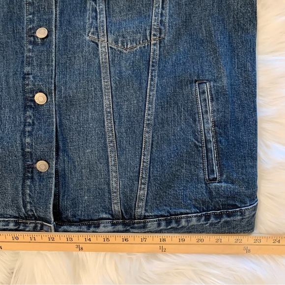 Gap Icon Jean Jacket Dark Indigo XXL Women’s Like New All Seasons Classic Blue - Picture 14 of 16